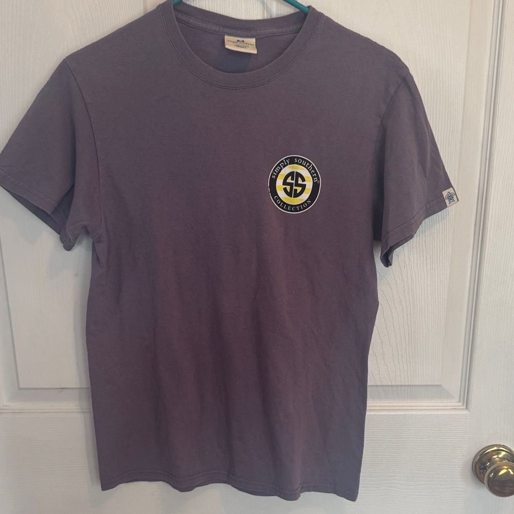 Simply Southern Dark Purple Short Sleeve Tee